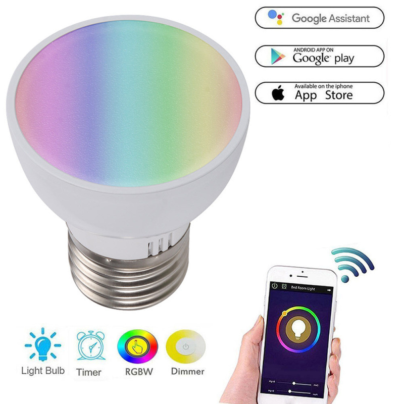 GU10 WiFi Smart LED Bulb Lights RGBW Color Changing